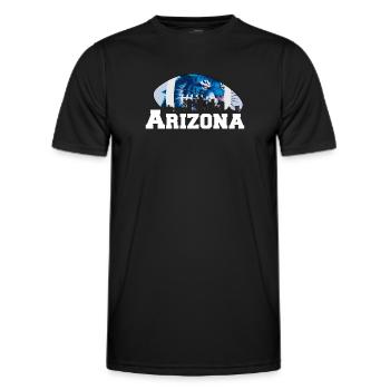 Arizona State Sedona Phoenix Grand Canyon AZ - Men's Functional T-Shirt - black - Front - AI Model Male 178 dark (178cm)