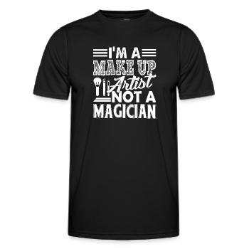 Makeup Artist I am A Makeup Artist - Men's Functional T-Shirt - black - Front - AI Model Male 178 dark (178cm)