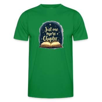 NUR NOCH EIN KAPITEL - Männer Funktions-T-Shirt - Kelly Green - Vorne - AI Model Male 178 dark (178cm)