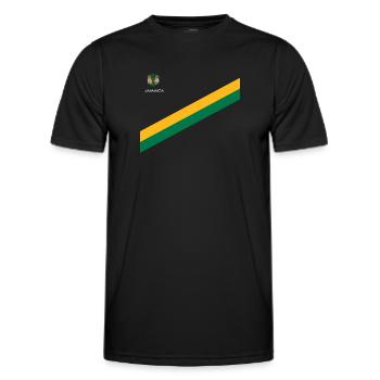 Jamaica Jamaica Rasta Raggea Rastafari Flag - Men's Functional T-Shirt - black - Front - AI Model Male 178 dark (178cm)