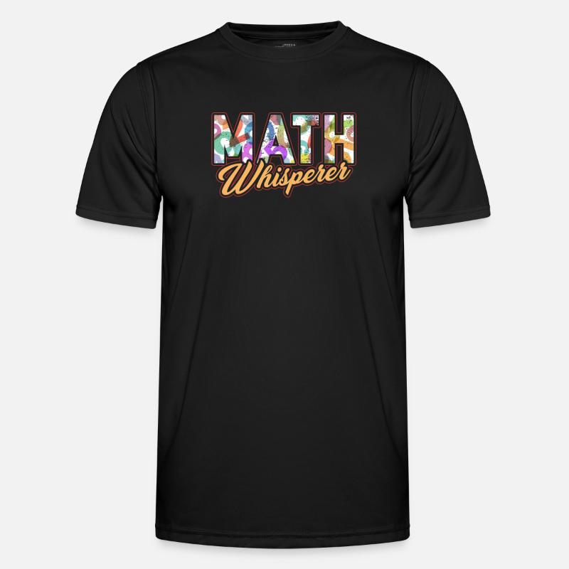 Funny Math Whisperer - Men's Functional T-Shirt - black