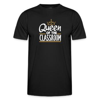 Lustiges Lehrer Lehrerinnen Geschenk - Männer Funktions-T-Shirt - Schwarz - Vorne - AI Model Male 178 dark (178cm)