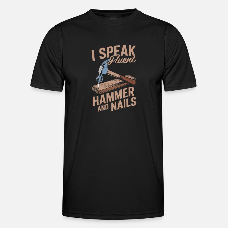 Carpenter, Carpenter, Carpenter - Men's Functional T-Shirt - black