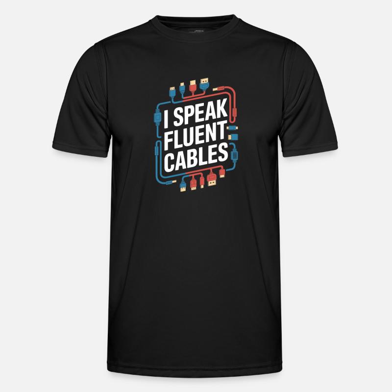 Av Technician - Men's Functional T-Shirt - black