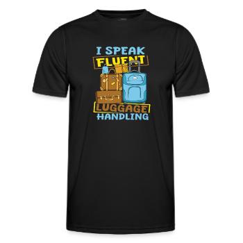 Chasseur - T-shirt sport Homme - noir - Devant - AI Model Male 178 dark (178cm)