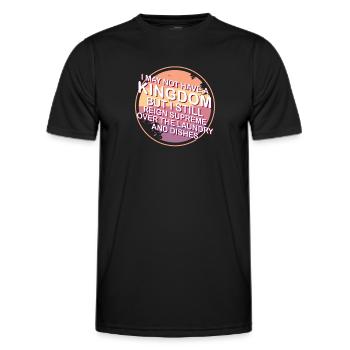 Reign Over Laundry And Dishes Homemaker - Men's Functional T-Shirt - black - Front - AI Model Male 178 dark (178cm)