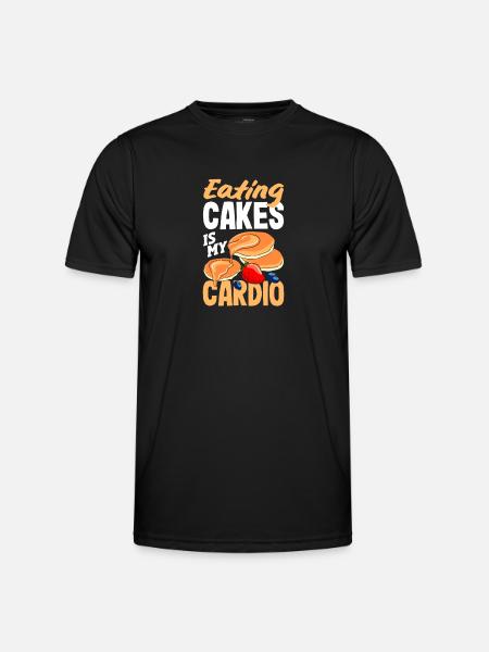 Funny Pancake Lover Gift - Men's Functional T-Shirt - black