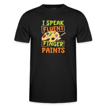 Early childhood educator - Men's Functional T-Shirt - black - Front - AI Model Male 178 dark (178cm)