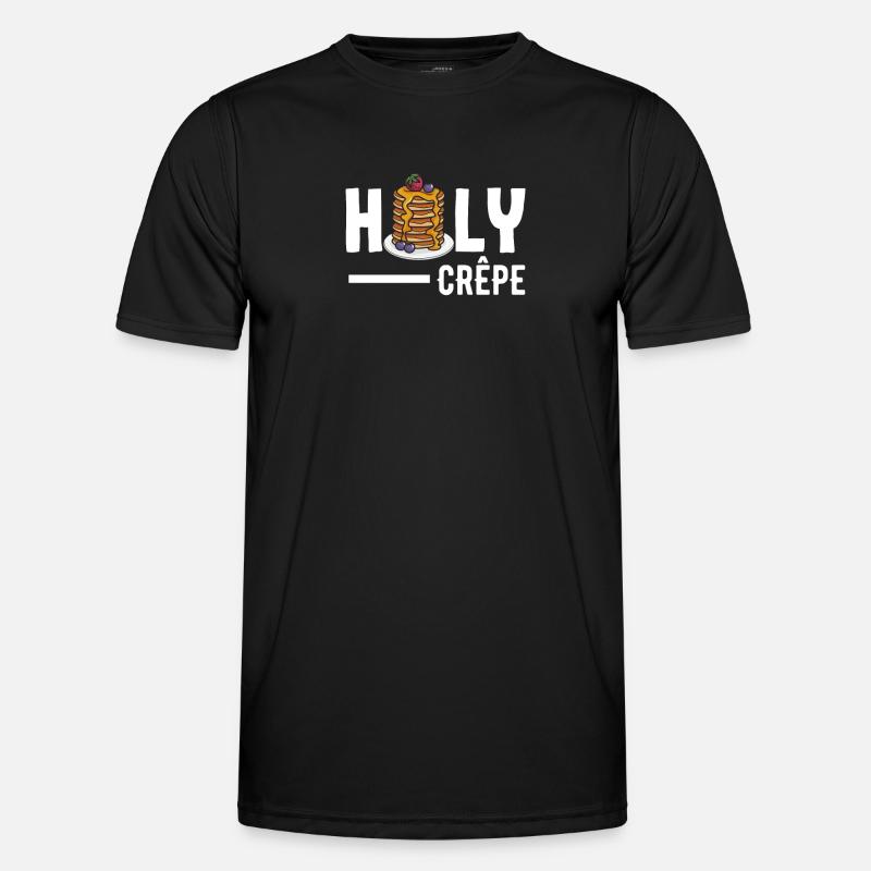 Funny Pancake Lover Gift - Men's Functional T-Shirt - black