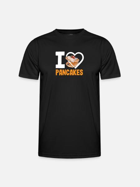 Funny Pancake Lover Gift - Men's Functional T-Shirt - black