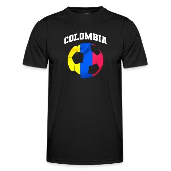 Kolumbien Colombia Medellin Urlaub Bogota Cali - Männer Funktions-T-Shirt - Schwarz - Vorne - AI Model Male 178 dark (178cm)