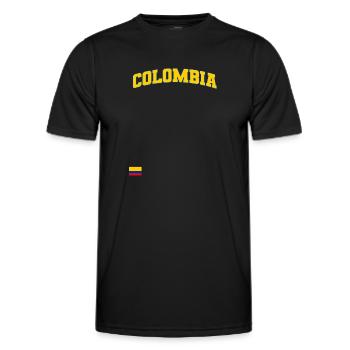 Kolumbien Colombia Medellin Urlaub Bogota Cali - Männer Funktions-T-Shirt - Schwarz - Vorne - AI Model Male 178 dark (178cm)