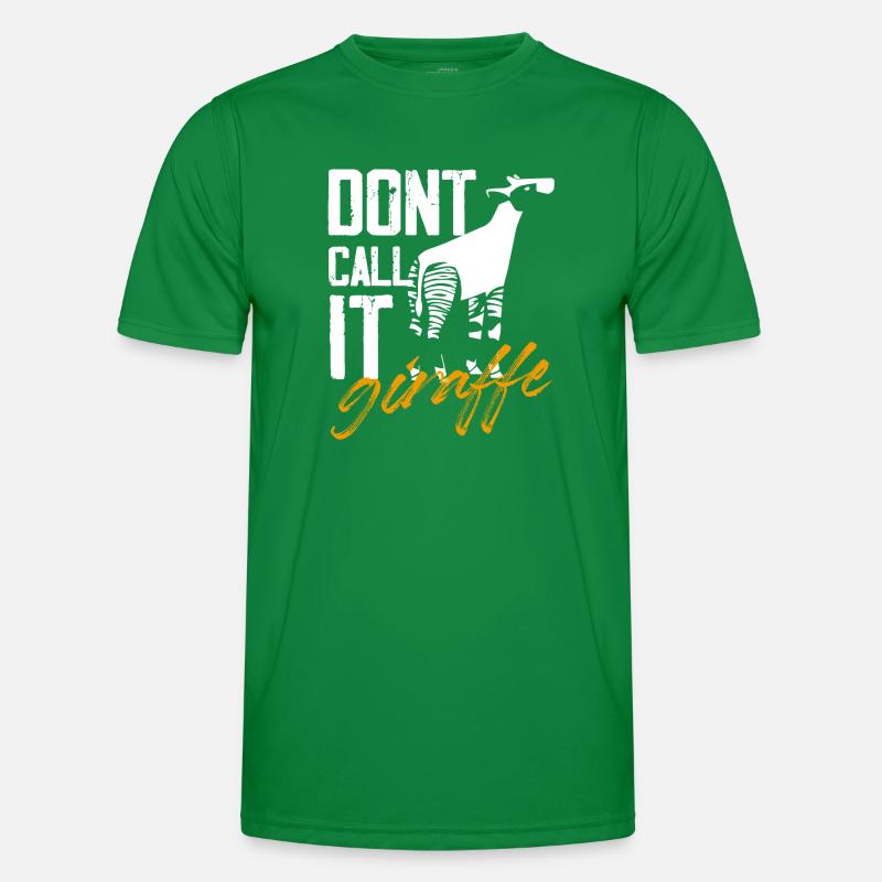 dont call it giraffe Design for a okapi lover Männer Funktions-T-Shirt