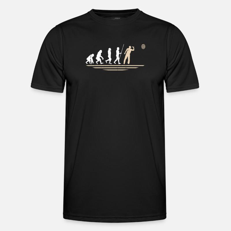 Dart d’art Dart d’évolution - T-shirt sport Homme - noir