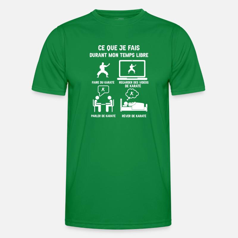 Freizeit Karate Humor Männer Funktions-T-Shirt