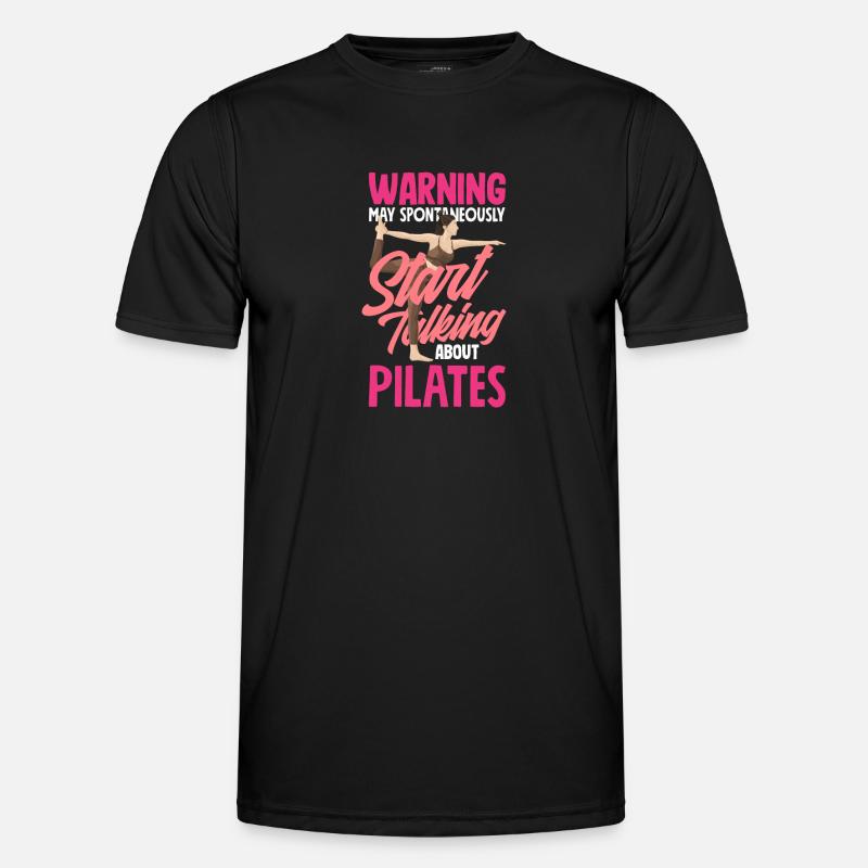 Attention can talk about Pilates Men's Functional T-Shirt