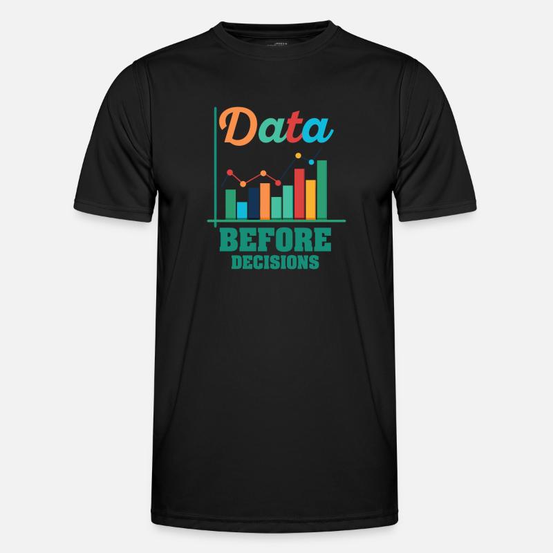 Daten oder es ist nicht passiert für Studenten - Männer Funktions-T-Shirt - Schwarz