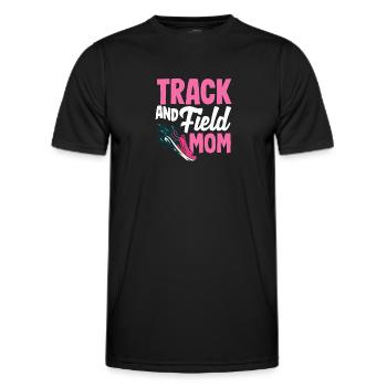 Athletics Athletes - Men's Functional T-Shirt - black - Front - AI Model Male 178 dark (178cm)