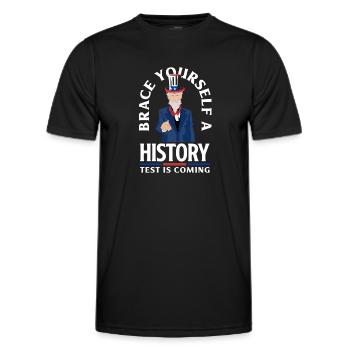 Lustiges Lehrer Lehrerinnen Geschenk - Männer Funktions-T-Shirt - Schwarz - Vorne - AI Model Male 178 dark (178cm)