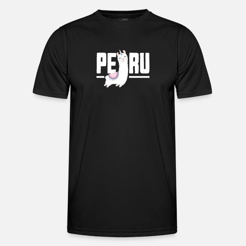 Peru Peruvian Gift - Men's Functional T-Shirt - black
