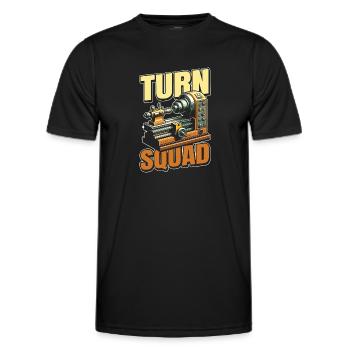 Dreher Kader - Männer Funktions-T-Shirt - Schwarz - Vorne - AI Model Male 178 dark (178cm)