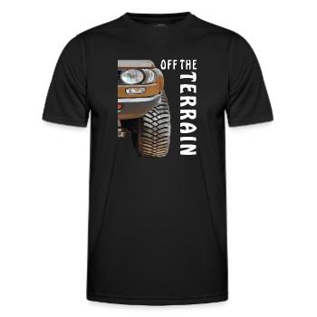 HORS TERRAIN AUTOMATIQUE - T-shirt sport Homme - noir - Devant - AI Model Male 178 dark (178cm)