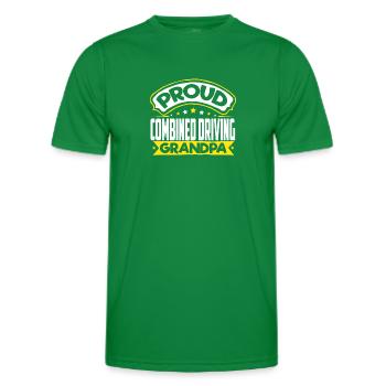 Sports Papy Combiné Conduite Papi - T-shirt sport Homme - vert - Devant - AI Model Male 178 dark (178cm)