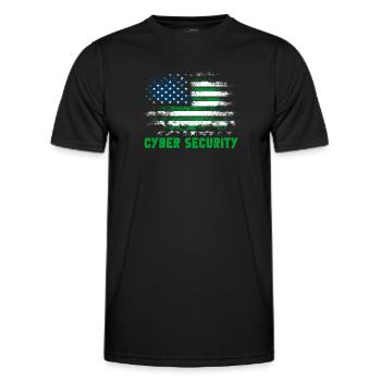 Cybersicherheitsexpertise von ethischen Hackern - Männer Funktions-T-Shirt - Schwarz - Vorne - AI Model Male 178 dark (178cm)