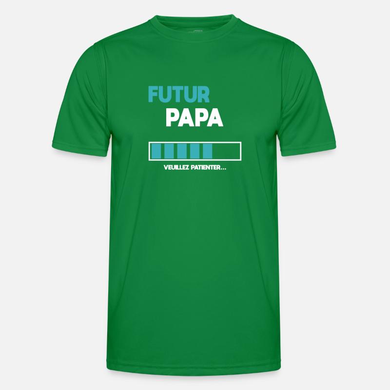 Papa Werdendes Geschenk Vater Männer Funktions-T-Shirt