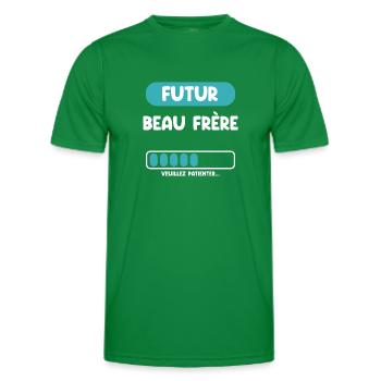 zukünftiger Schwager Geschenk Schwager - Männer Funktions-T-Shirt - Kelly Green - Vorne - AI Model Male 178 dark (178cm)