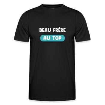 Schwager an der Spitze Geschenk Schwager - Männer Funktions-T-Shirt - Schwarz - Vorne - AI Model Male 178 dark (178cm)