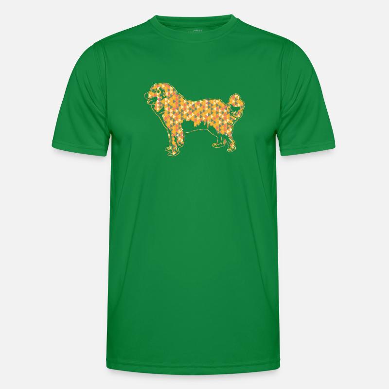 Great Pyrenees Geometric Men's Functional T-Shirt