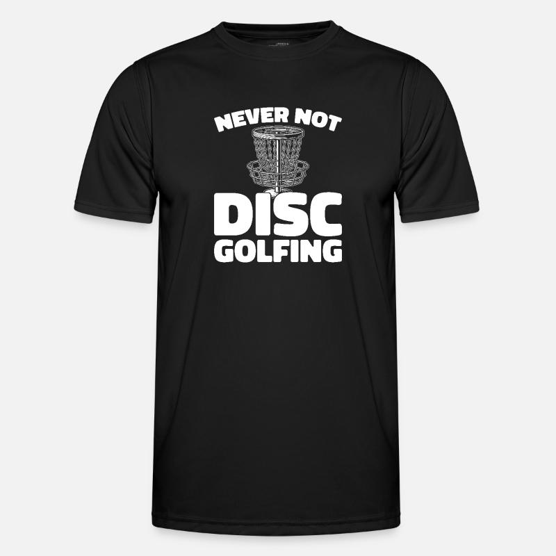 Frisbee Golf Disc Golf - Männer Funktions-T-Shirt - Schwarz
