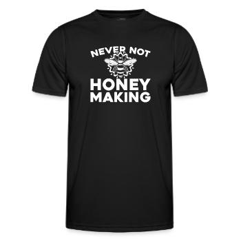 Beekeepers Beekeepers - Men's Functional T-Shirt - black - Front - AI Model Male 178 dark (178cm)