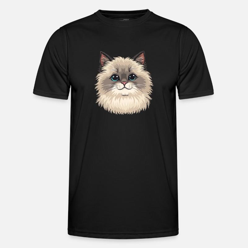 Ragdoll Katze Männer Funktions-T-Shirt