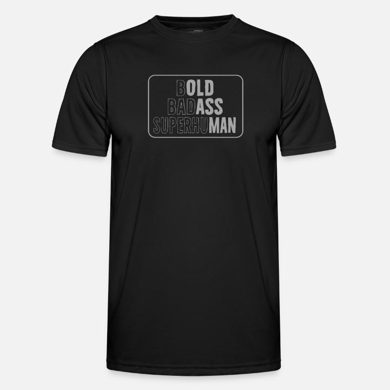 Déclaration de courageux et dur à cuire T-shirt sport Homme