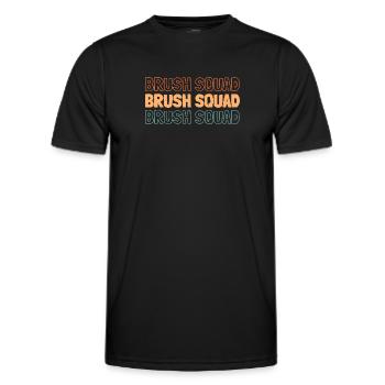 Actor Squad - Men's Functional T-Shirt - black - Front - AI Model Male 178 dark (178cm)
