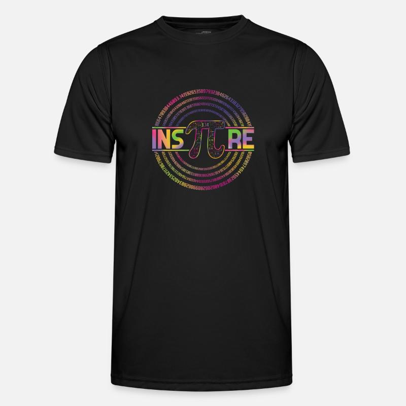 InspiRe Pi Day: Vier Pi Day Functioneel T-shirt voor mannen