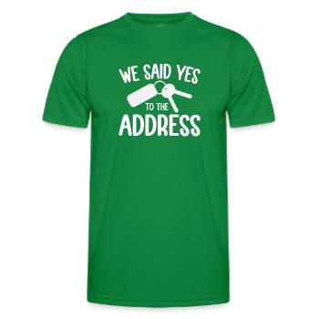 Homeowner Dream House Richtest House Builder - Men's Functional T-Shirt - kelly green - Front - AI Model Male 178 dark (178cm)
