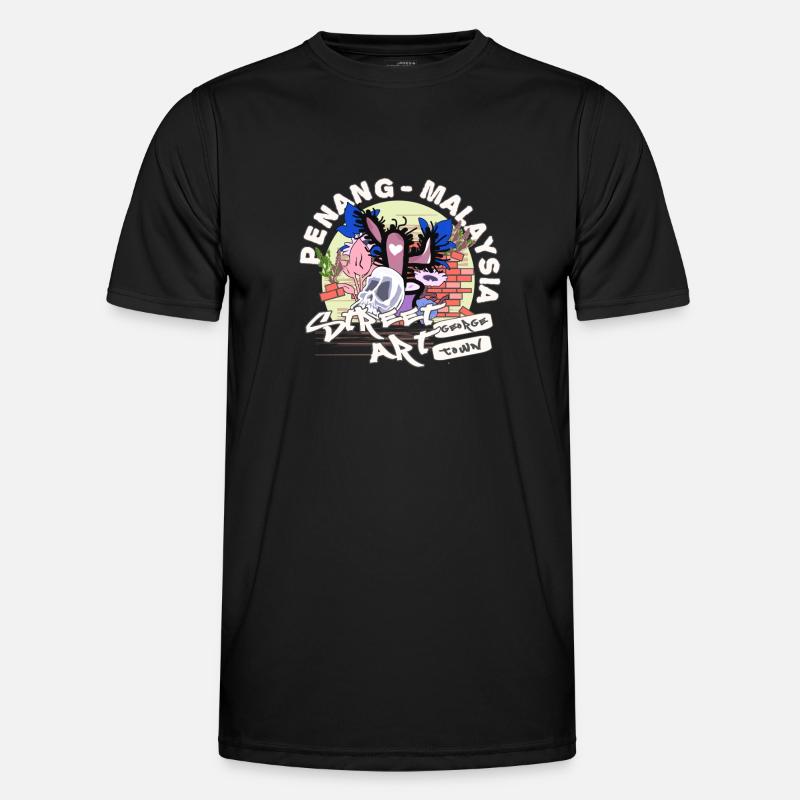 Mural in Penang Men's Functional T-Shirt