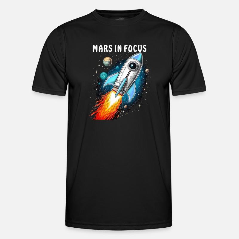 FUSÉE MARS EN LIGNE DE MIRE T-shirt sport Homme