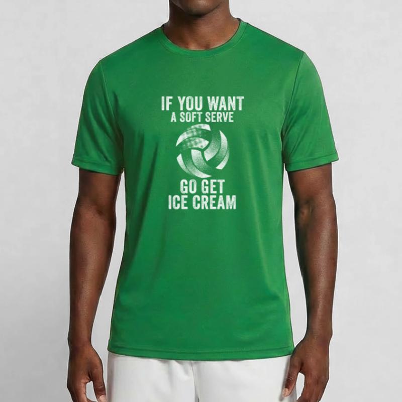Wenn Sie ein Softeis wollen, holen Sie sich Eis Männer Funktions-T-Shirt