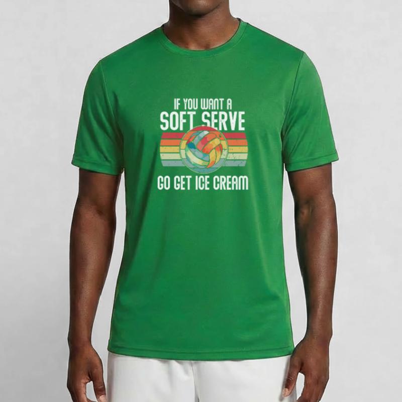 Wenn Sie ein Softeis wollen, holen Sie sich Eis Männer Funktions-T-Shirt