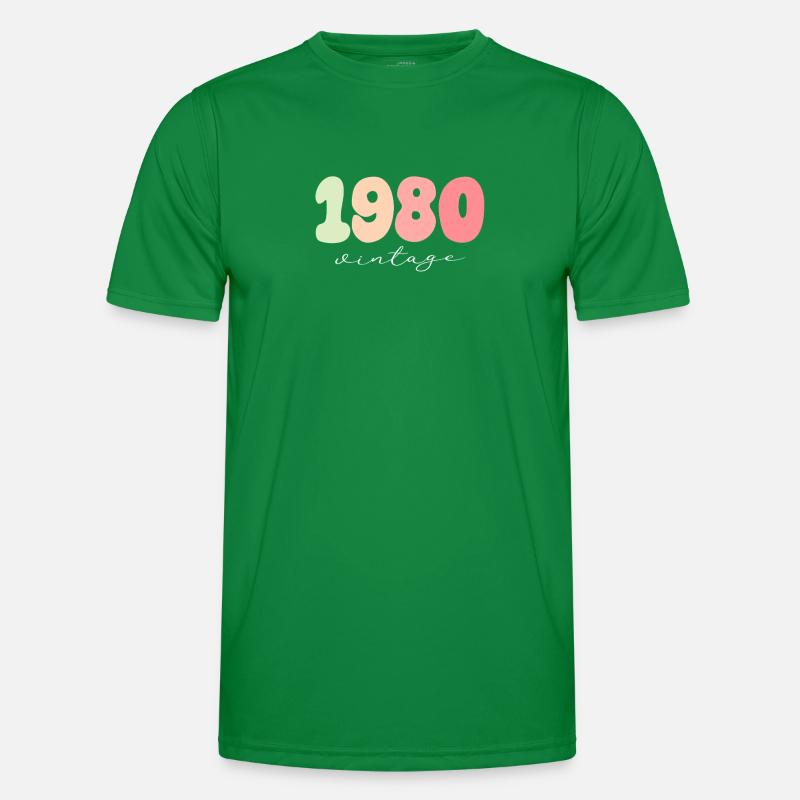 Année de naissance 1980 T-shirt sport Homme