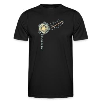 Pusteblumen gegen rechts - Männer Funktions-T-Shirt - Schwarz - Vorne - AI Model Male 178 dark (178cm)
