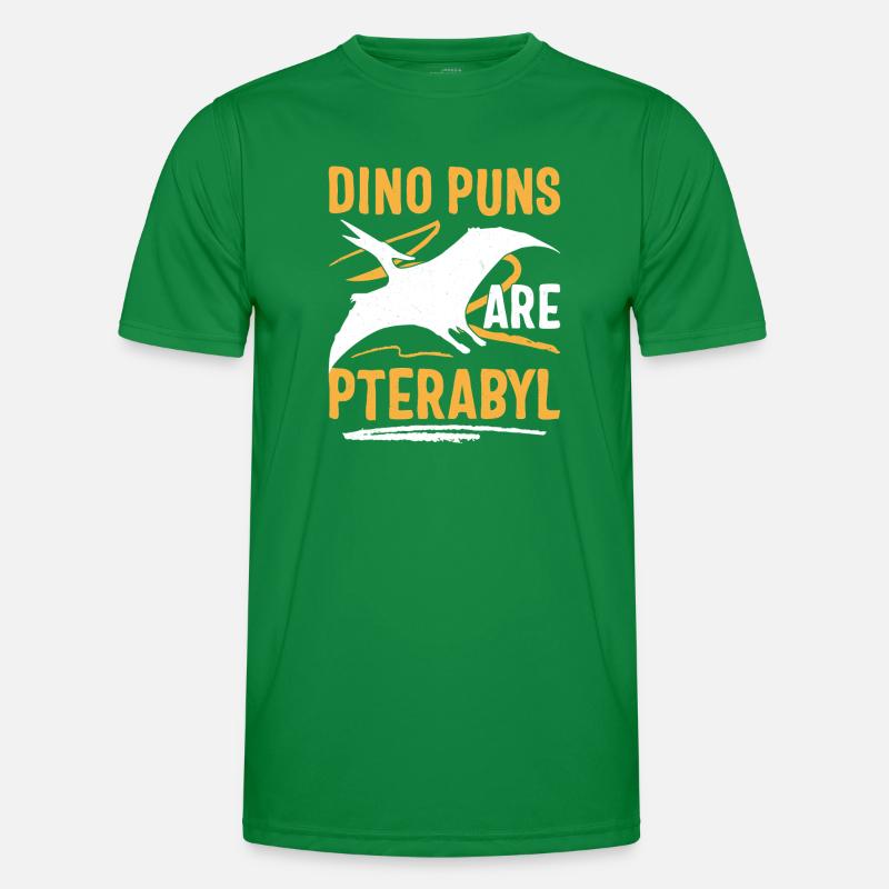 Drôle de Dino Jeu de mots Ptérodactyle T-shirt sport Homme