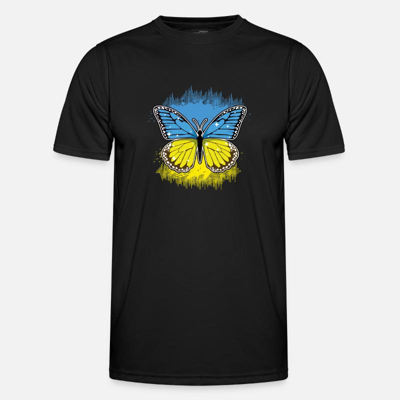 Butterfly Down Syndrome Support Men's Functional T-Shirt