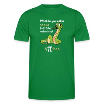 Comment appelle-t-on une balise Snake Pi - T-shirt sport Homme - vert - Devant - AI Model Male 178 dark (178cm)