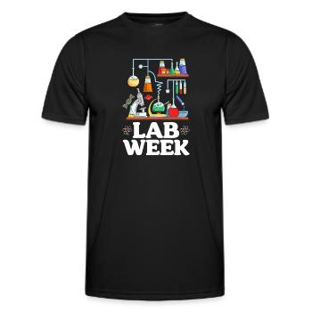 Lab Week Medical Science Med Lab Wissenschaftler - Männer Funktions-T-Shirt - Schwarz - Vorne - AI Model Male 178 dark (178cm)
