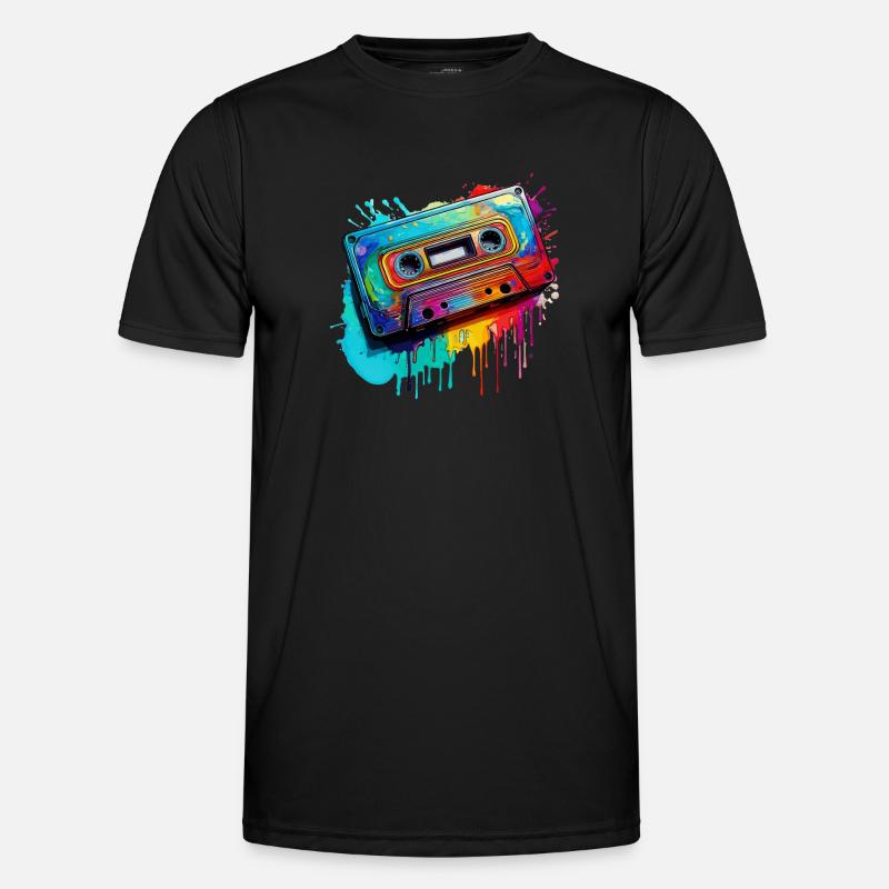 Cassette musicale T-shirt sport Homme